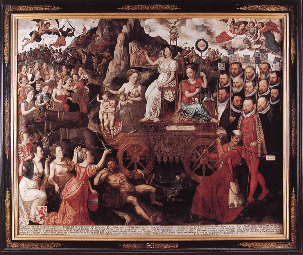 CLAEISSENS, Pieter the Younger Allegory of the 1577 Peace in the Low Countries dfg